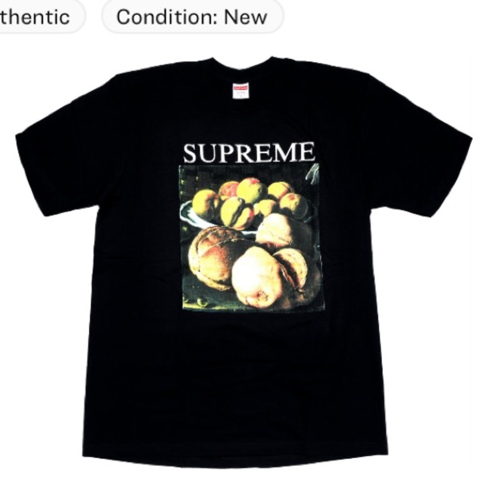 Supreme still life supreme black t shirt
